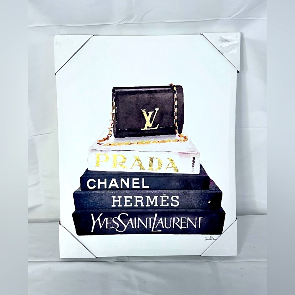 NIB Luxury/Glam Wrapped Canvas Art Work
